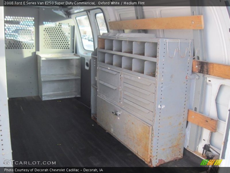 Oxford White / Medium Flint 2008 Ford E Series Van E250 Super Duty Commericial
