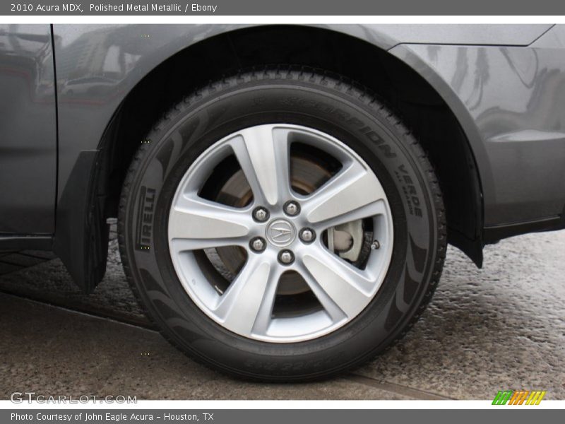 Polished Metal Metallic / Ebony 2010 Acura MDX
