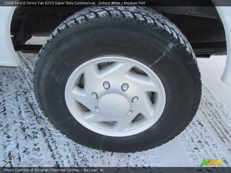Oxford White / Medium Flint 2008 Ford E Series Van E250 Super Duty Commericial