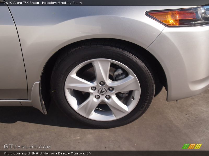 Palladium Metallic / Ebony 2010 Acura TSX Sedan