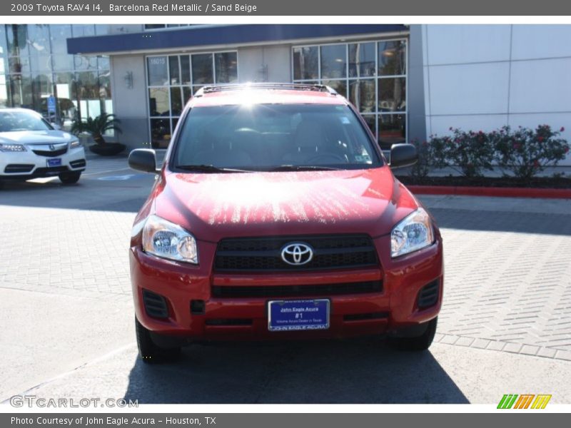 Barcelona Red Metallic / Sand Beige 2009 Toyota RAV4 I4