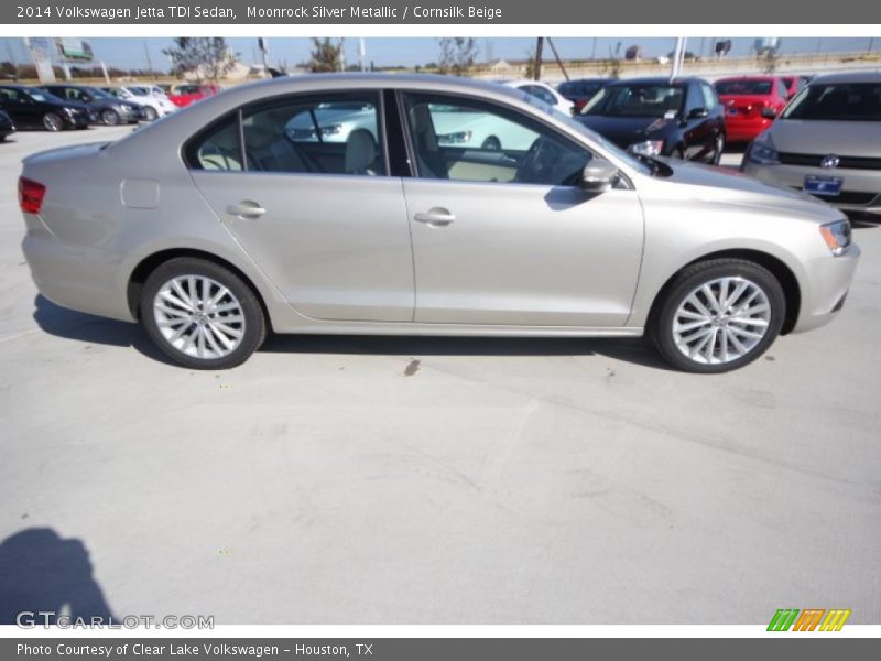 Moonrock Silver Metallic / Cornsilk Beige 2014 Volkswagen Jetta TDI Sedan