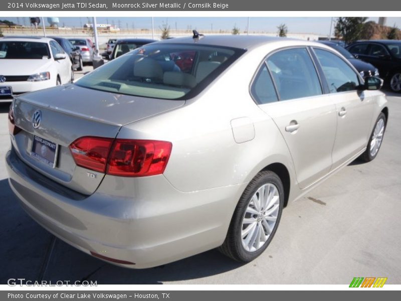 Moonrock Silver Metallic / Cornsilk Beige 2014 Volkswagen Jetta TDI Sedan