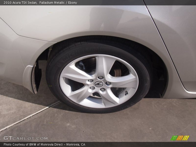 Palladium Metallic / Ebony 2010 Acura TSX Sedan