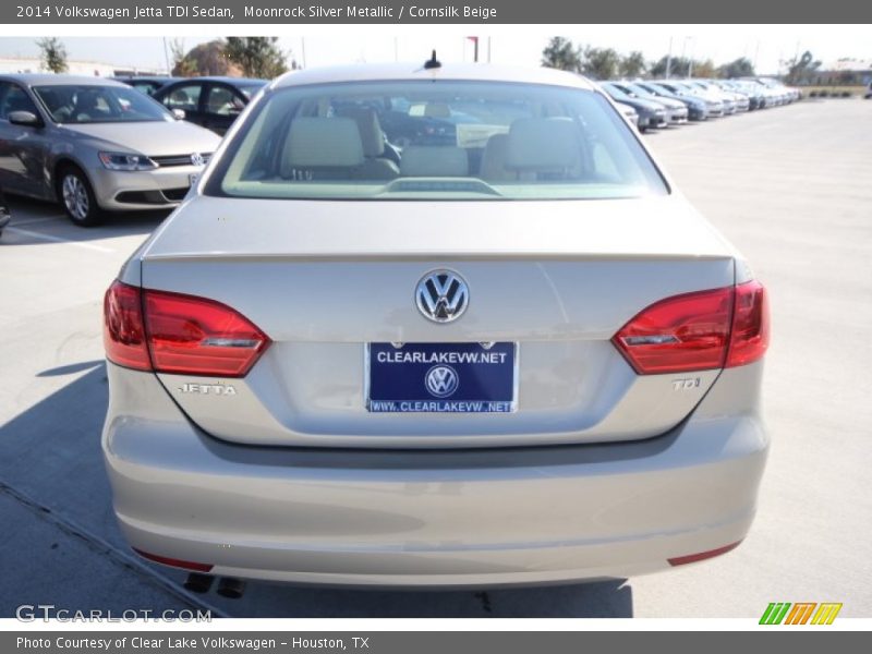 Moonrock Silver Metallic / Cornsilk Beige 2014 Volkswagen Jetta TDI Sedan