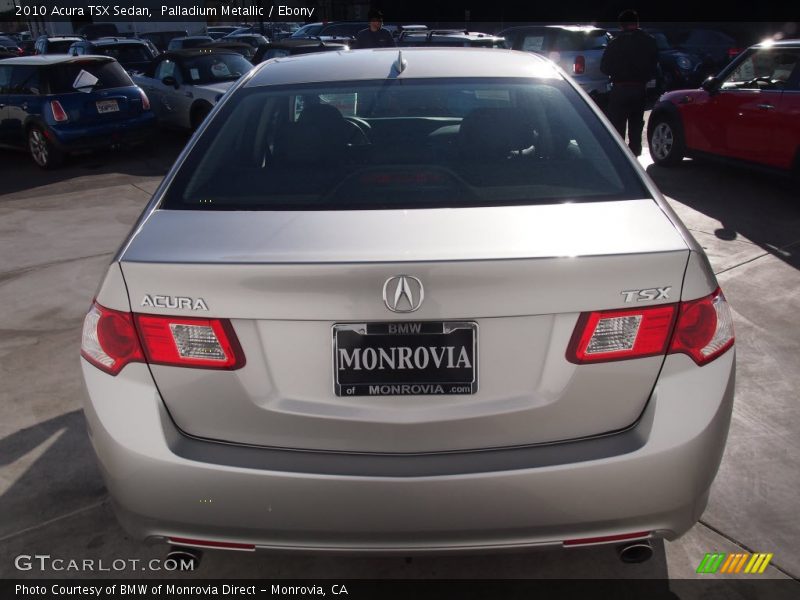 Palladium Metallic / Ebony 2010 Acura TSX Sedan