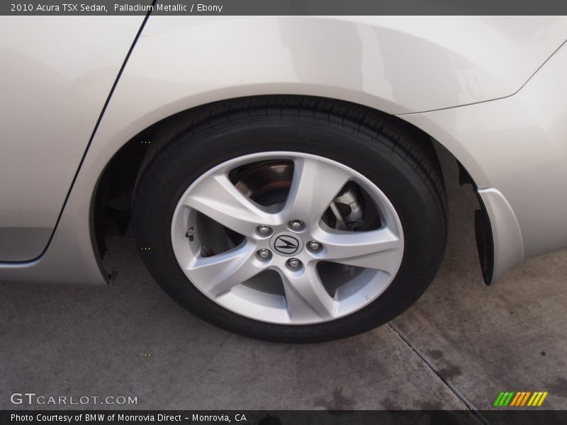 Palladium Metallic / Ebony 2010 Acura TSX Sedan