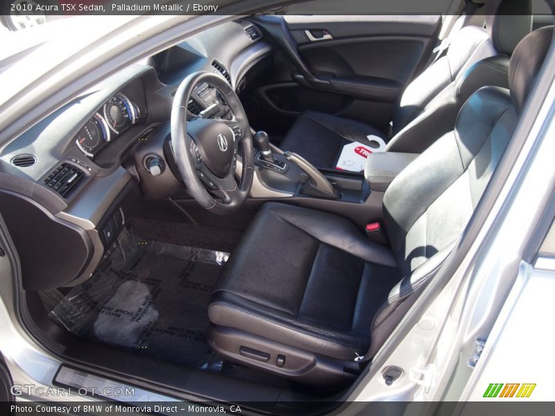 Palladium Metallic / Ebony 2010 Acura TSX Sedan