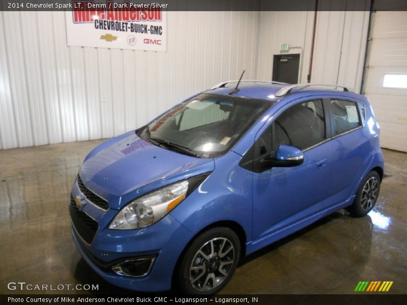 Denim / Dark Pewter/Silver 2014 Chevrolet Spark LT