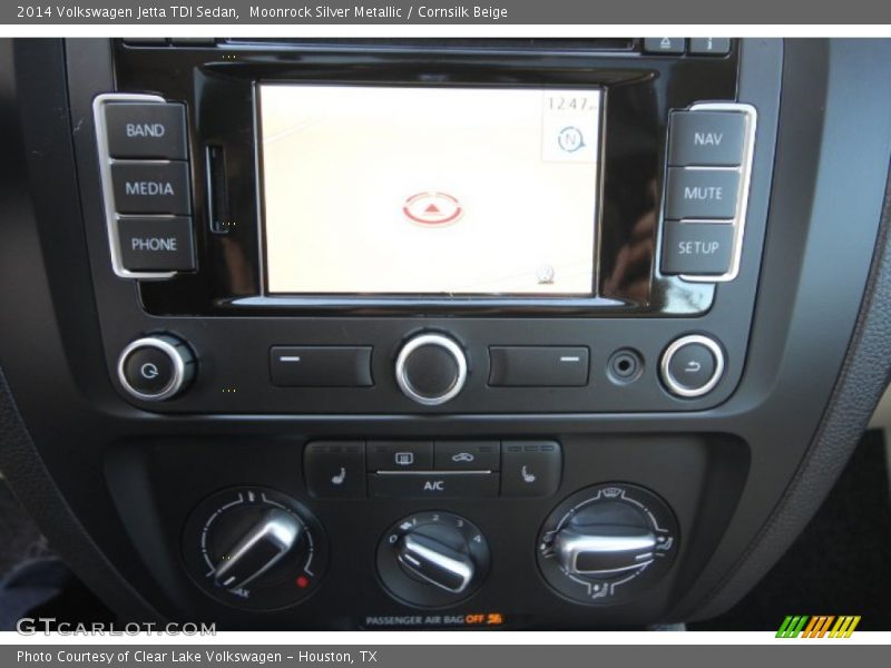 Moonrock Silver Metallic / Cornsilk Beige 2014 Volkswagen Jetta TDI Sedan