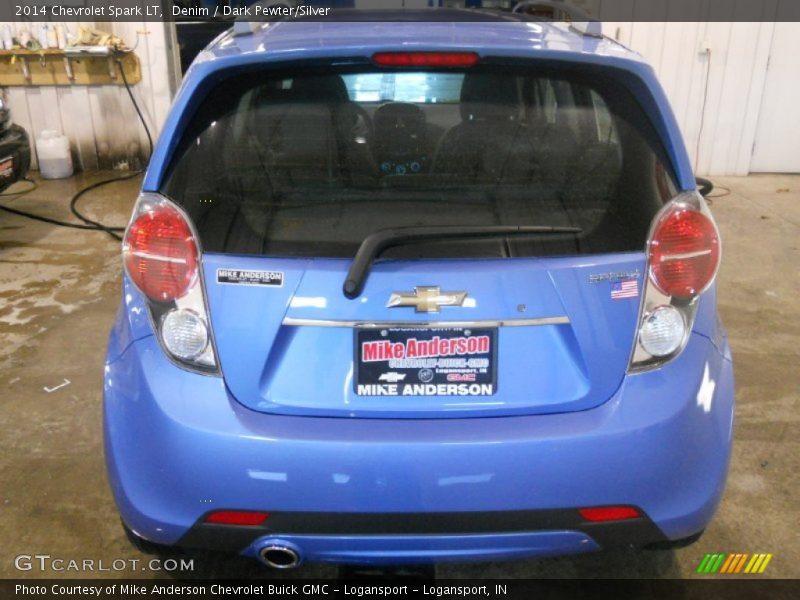 Denim / Dark Pewter/Silver 2014 Chevrolet Spark LT