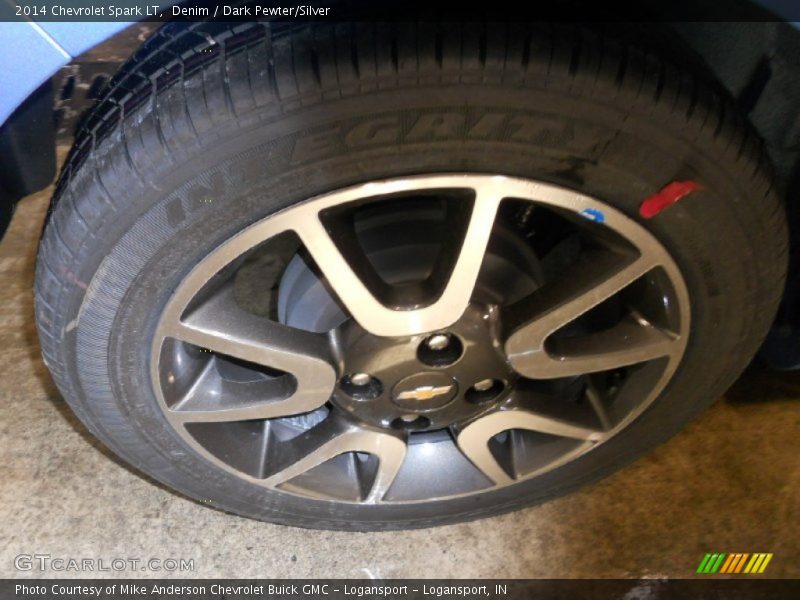 Denim / Dark Pewter/Silver 2014 Chevrolet Spark LT