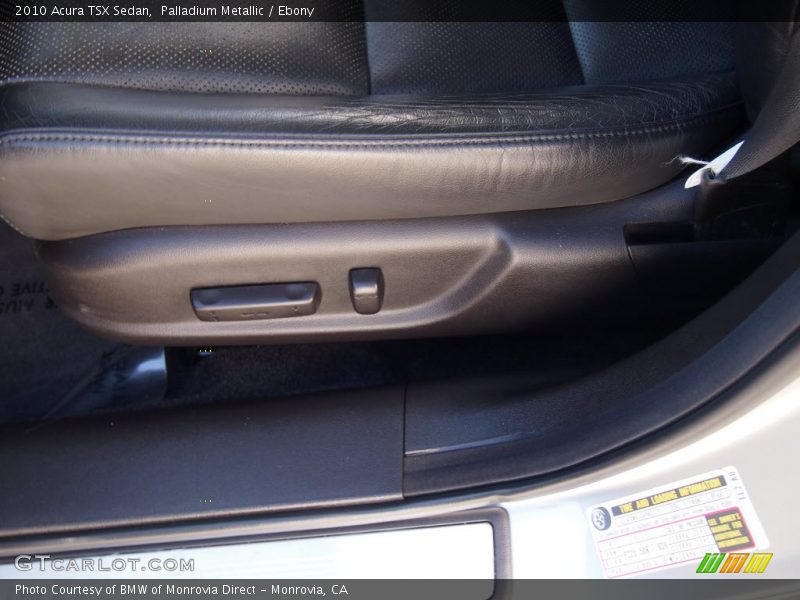 Palladium Metallic / Ebony 2010 Acura TSX Sedan