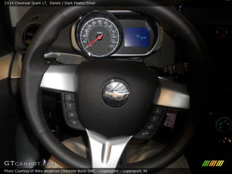 Denim / Dark Pewter/Silver 2014 Chevrolet Spark LT