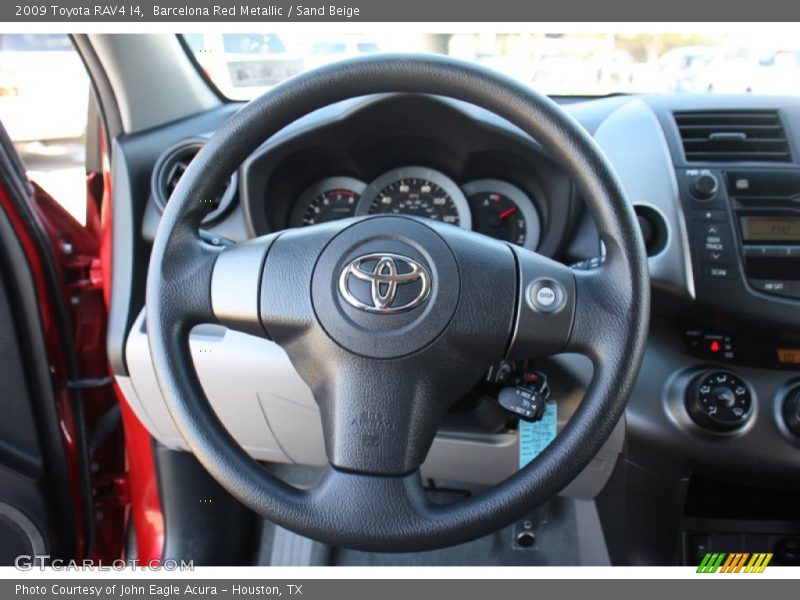 Barcelona Red Metallic / Sand Beige 2009 Toyota RAV4 I4