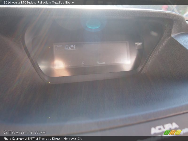 Palladium Metallic / Ebony 2010 Acura TSX Sedan