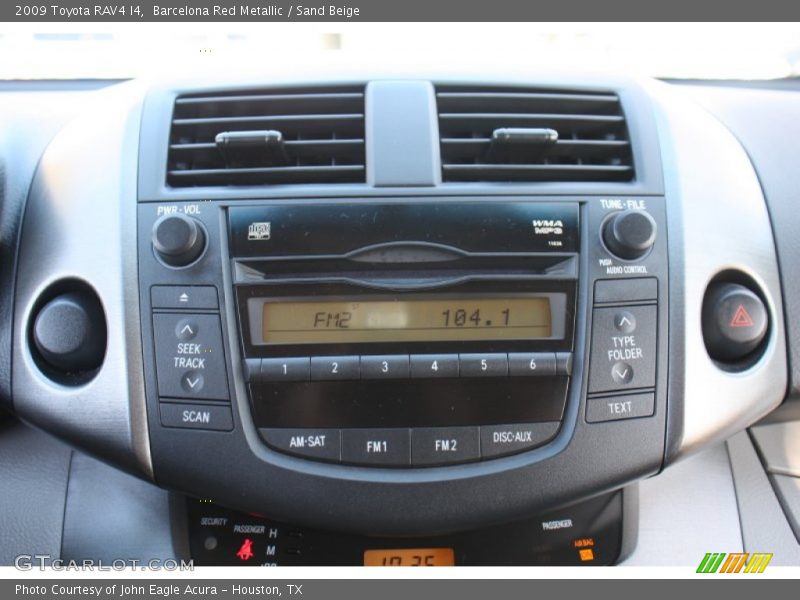 Barcelona Red Metallic / Sand Beige 2009 Toyota RAV4 I4