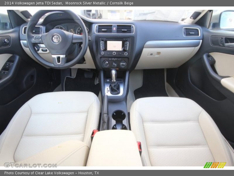 Moonrock Silver Metallic / Cornsilk Beige 2014 Volkswagen Jetta TDI Sedan