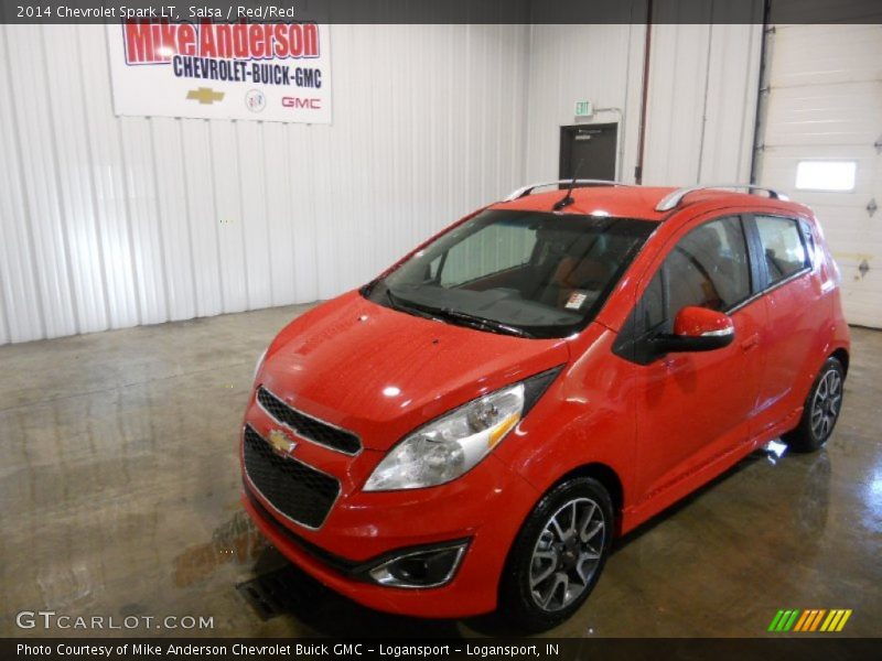 Salsa / Red/Red 2014 Chevrolet Spark LT