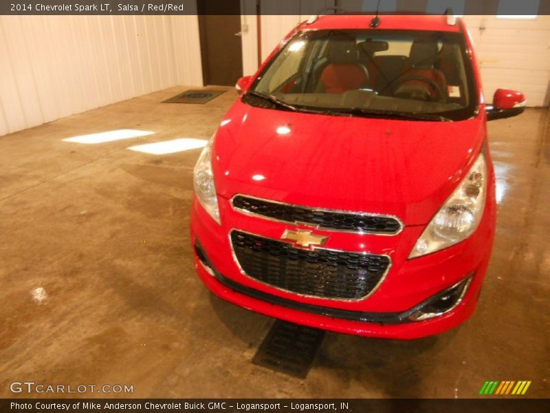 Salsa / Red/Red 2014 Chevrolet Spark LT