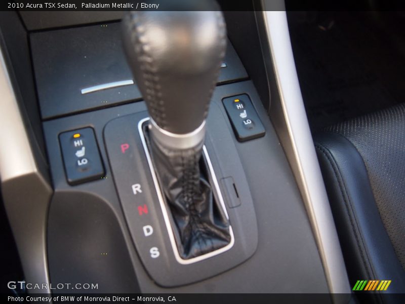Palladium Metallic / Ebony 2010 Acura TSX Sedan