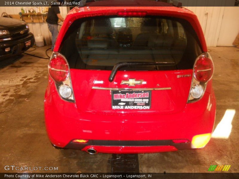 Salsa / Red/Red 2014 Chevrolet Spark LT