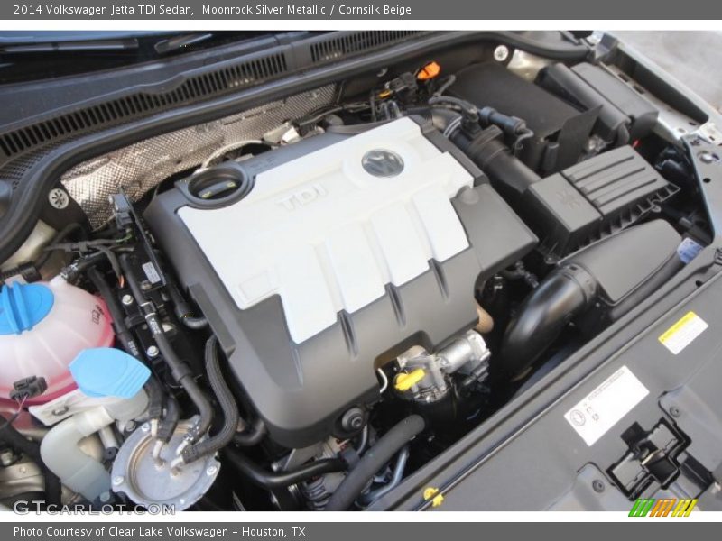 Moonrock Silver Metallic / Cornsilk Beige 2014 Volkswagen Jetta TDI Sedan
