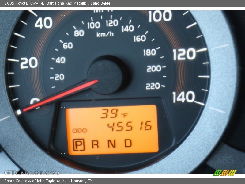 Barcelona Red Metallic / Sand Beige 2009 Toyota RAV4 I4