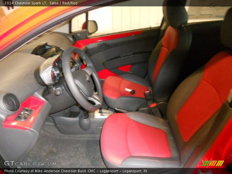 Salsa / Red/Red 2014 Chevrolet Spark LT