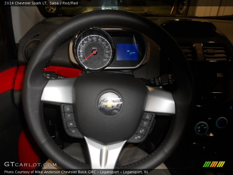 Salsa / Red/Red 2014 Chevrolet Spark LT