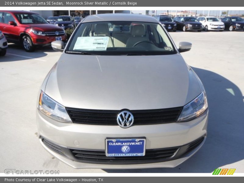 Moonrock Silver Metallic / Cornsilk Beige 2014 Volkswagen Jetta SE Sedan