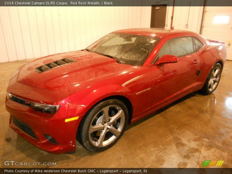 Red Rock Metallic / Black 2014 Chevrolet Camaro SS/RS Coupe