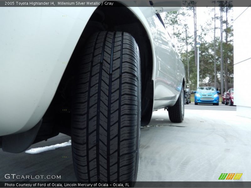 Millenium Silver Metallic / Gray 2005 Toyota Highlander I4