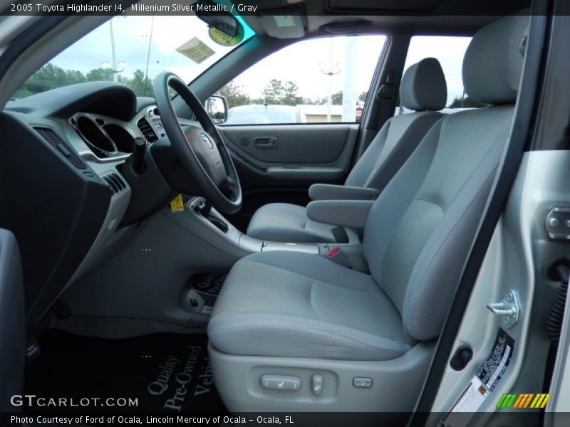 Millenium Silver Metallic / Gray 2005 Toyota Highlander I4