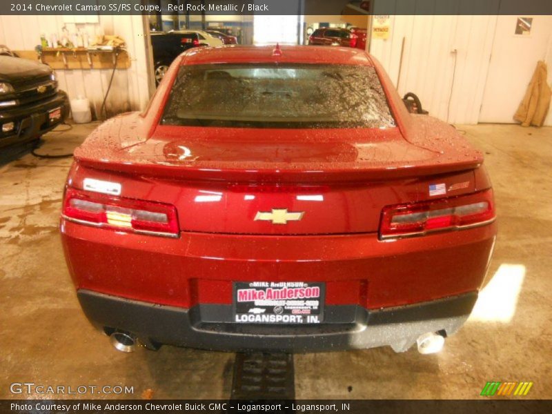 Red Rock Metallic / Black 2014 Chevrolet Camaro SS/RS Coupe