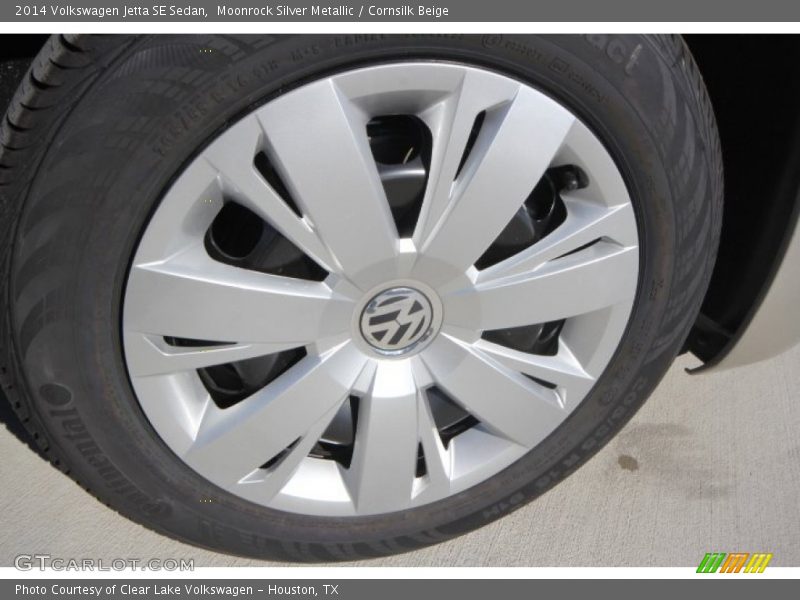 Moonrock Silver Metallic / Cornsilk Beige 2014 Volkswagen Jetta SE Sedan