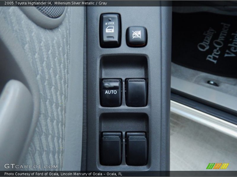 Millenium Silver Metallic / Gray 2005 Toyota Highlander I4