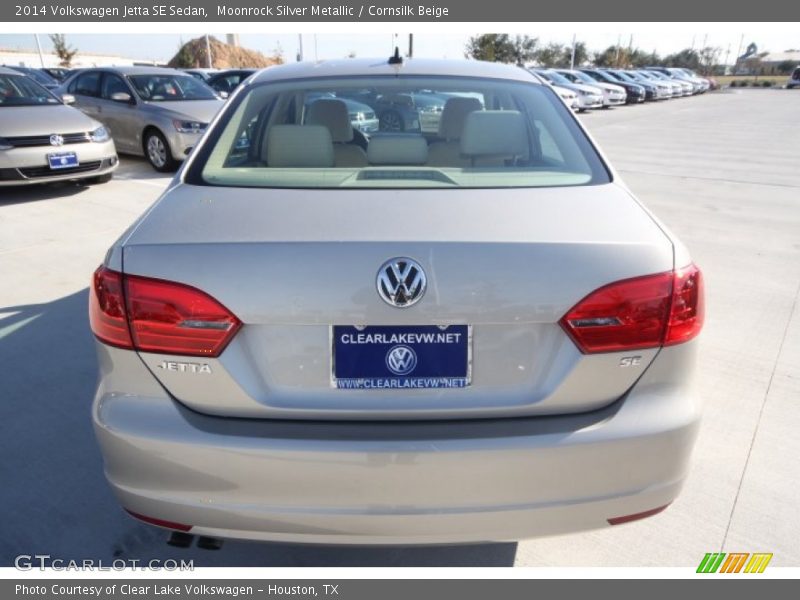 Moonrock Silver Metallic / Cornsilk Beige 2014 Volkswagen Jetta SE Sedan
