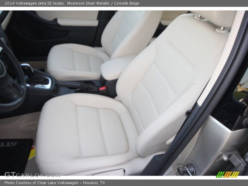 Moonrock Silver Metallic / Cornsilk Beige 2014 Volkswagen Jetta SE Sedan