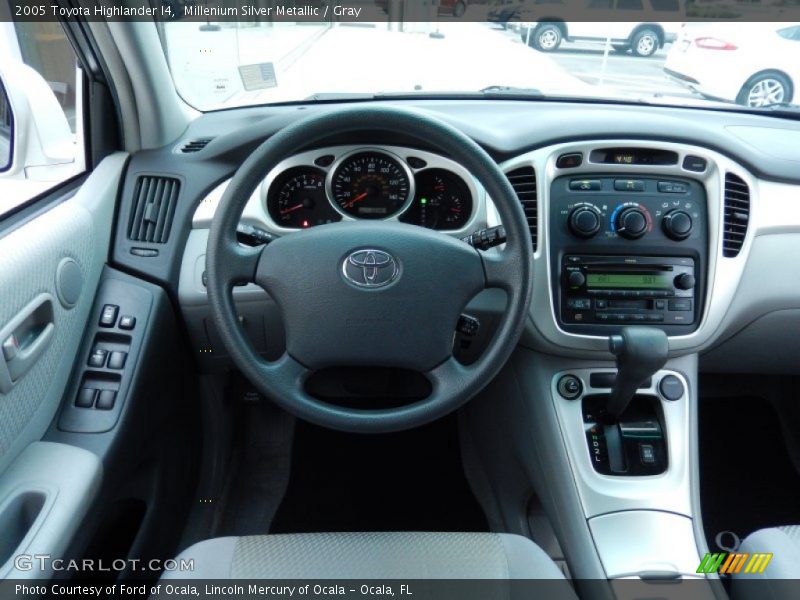 Millenium Silver Metallic / Gray 2005 Toyota Highlander I4