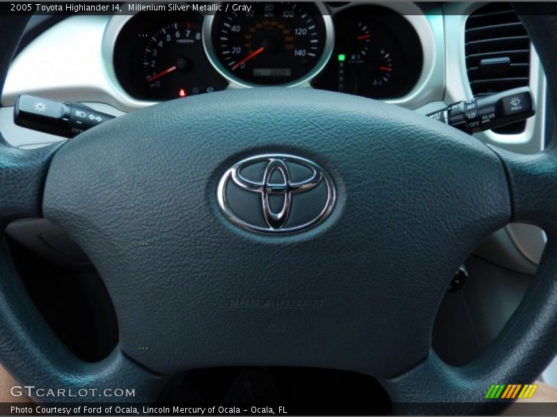 Millenium Silver Metallic / Gray 2005 Toyota Highlander I4