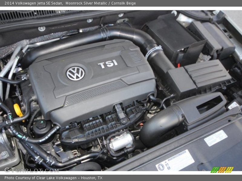 Moonrock Silver Metallic / Cornsilk Beige 2014 Volkswagen Jetta SE Sedan