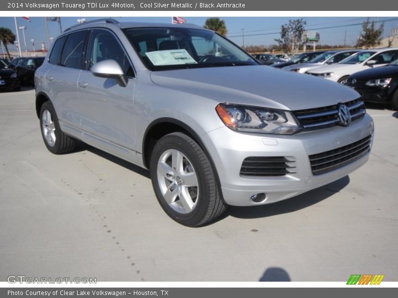 Cool Silver Metallic / Black Anthracite 2014 Volkswagen Touareg TDI Lux 4Motion