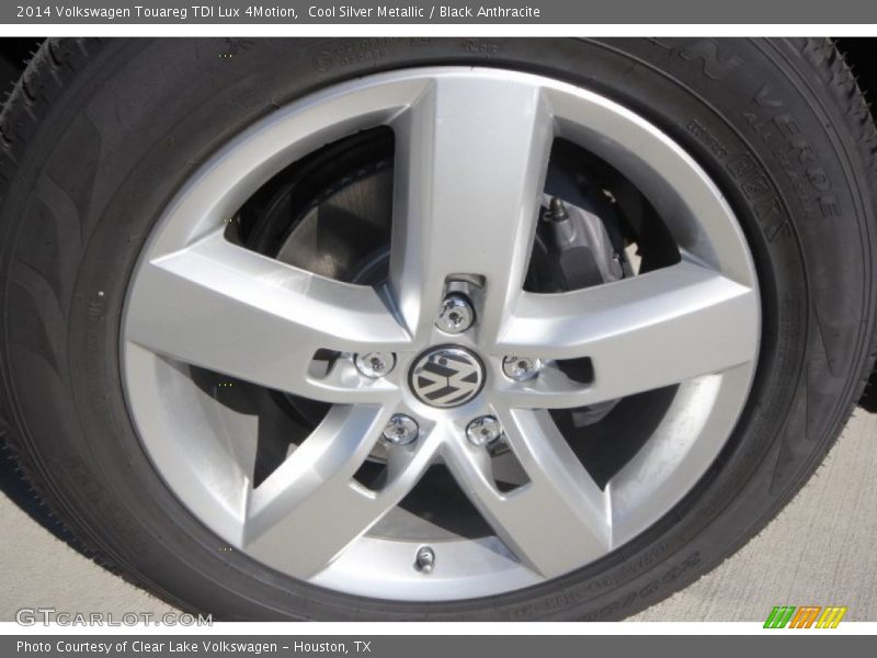Cool Silver Metallic / Black Anthracite 2014 Volkswagen Touareg TDI Lux 4Motion