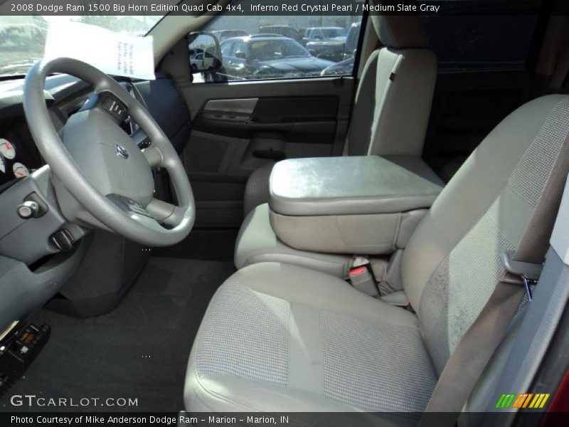 Inferno Red Crystal Pearl / Medium Slate Gray 2008 Dodge Ram 1500 Big Horn Edition Quad Cab 4x4