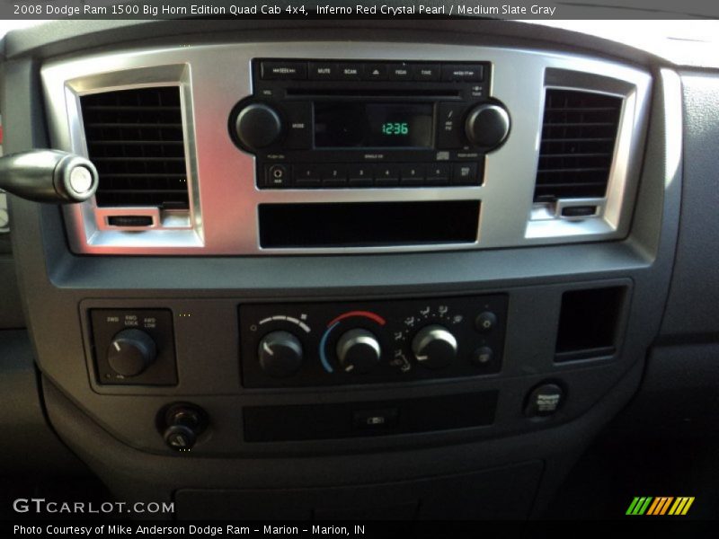 Inferno Red Crystal Pearl / Medium Slate Gray 2008 Dodge Ram 1500 Big Horn Edition Quad Cab 4x4