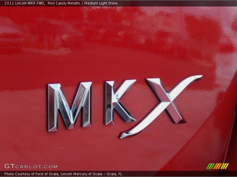 Red Candy Metallic / Medium Light Stone 2011 Lincoln MKX FWD