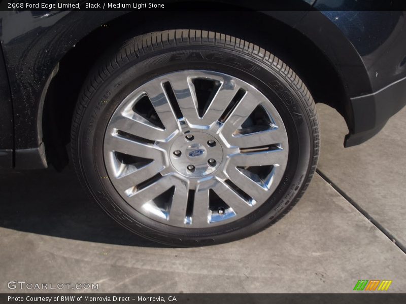 Black / Medium Light Stone 2008 Ford Edge Limited