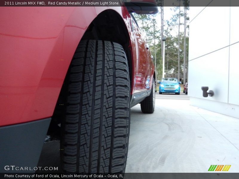 Red Candy Metallic / Medium Light Stone 2011 Lincoln MKX FWD