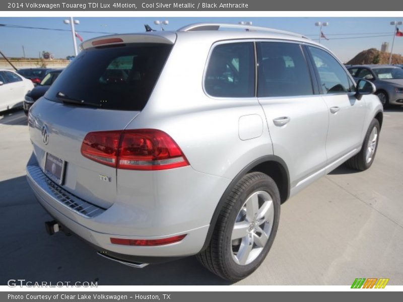 Cool Silver Metallic / Black Anthracite 2014 Volkswagen Touareg TDI Lux 4Motion